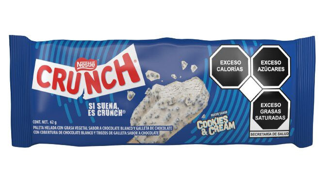 Paleta Crunch Cookies and cream 62 gr
