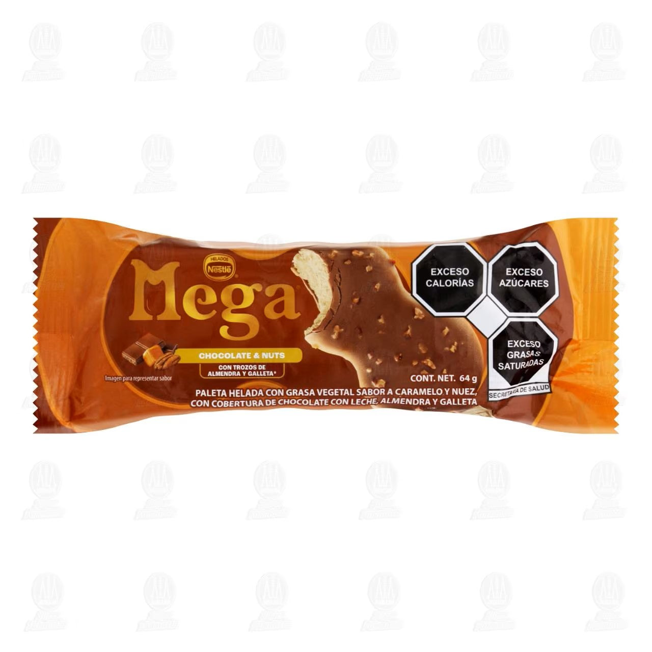Paleta Mega Nuts 64 gr
