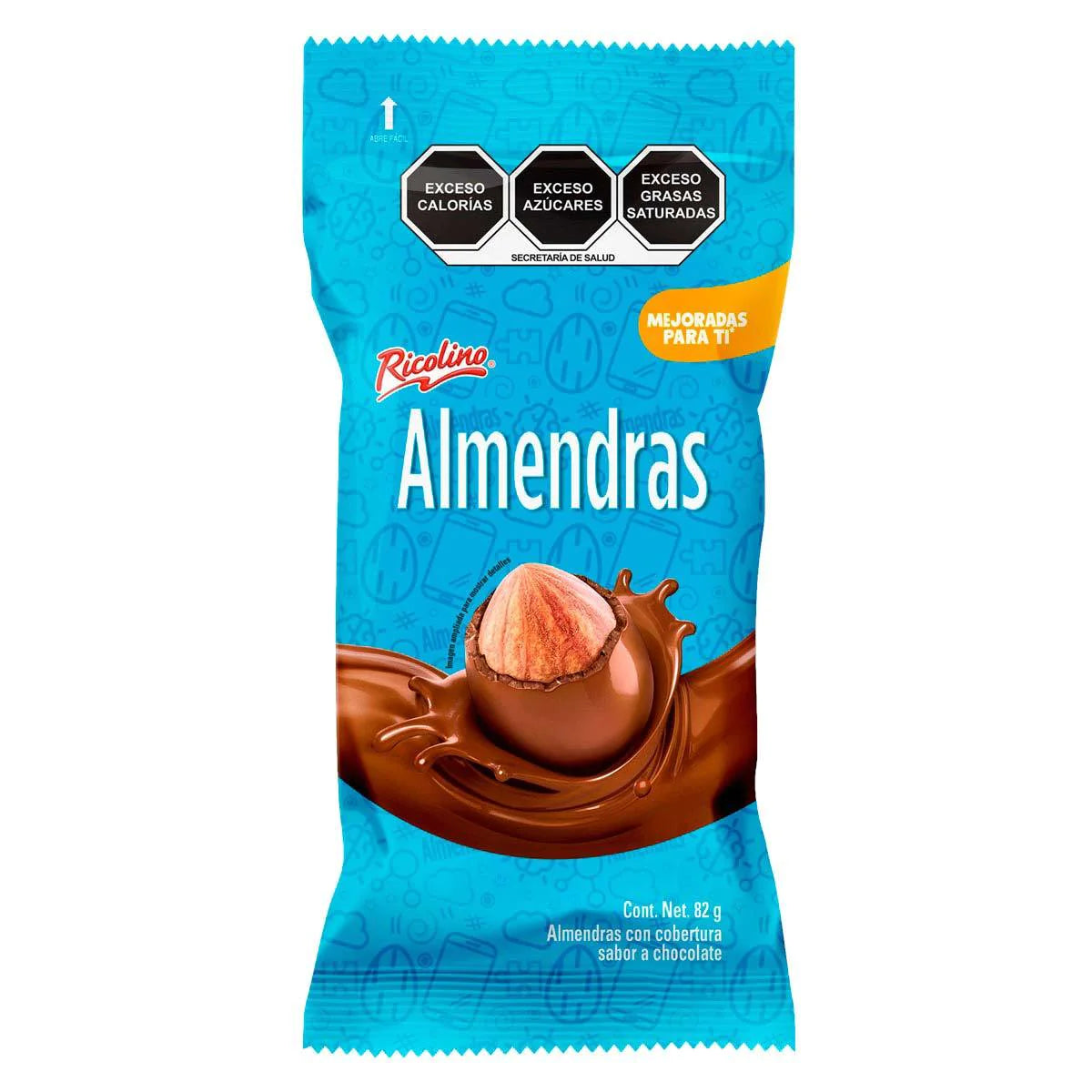 Almendras con chocolate