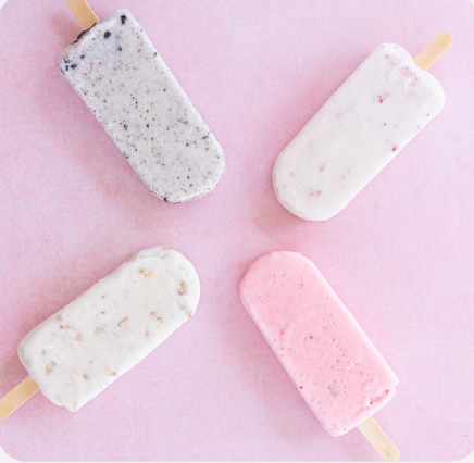Paleta de hielo Leche