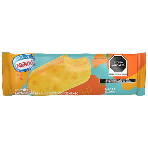 Paleta Nestlé de agua con trozos de fruta