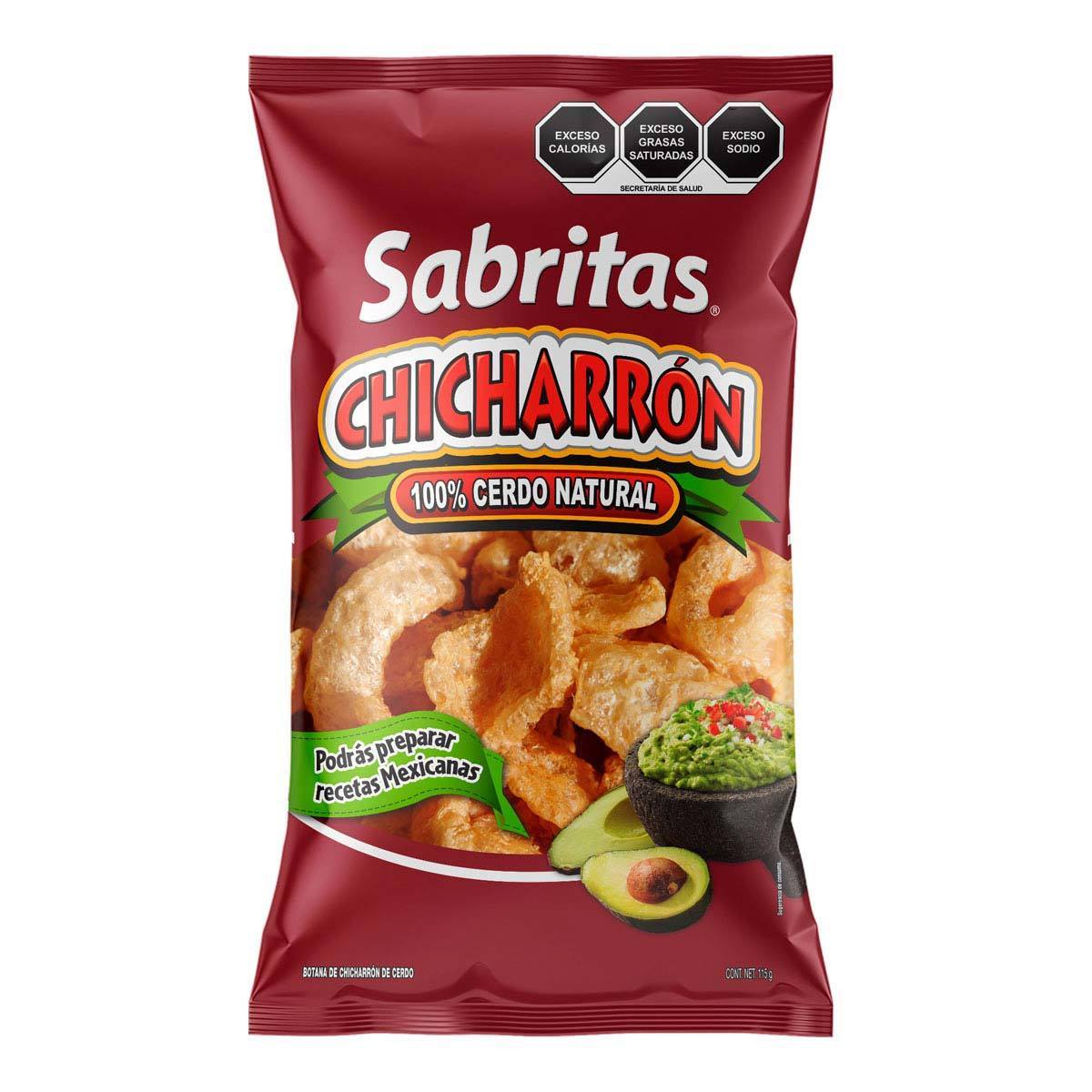 Chicharrón de cerdo sabritas