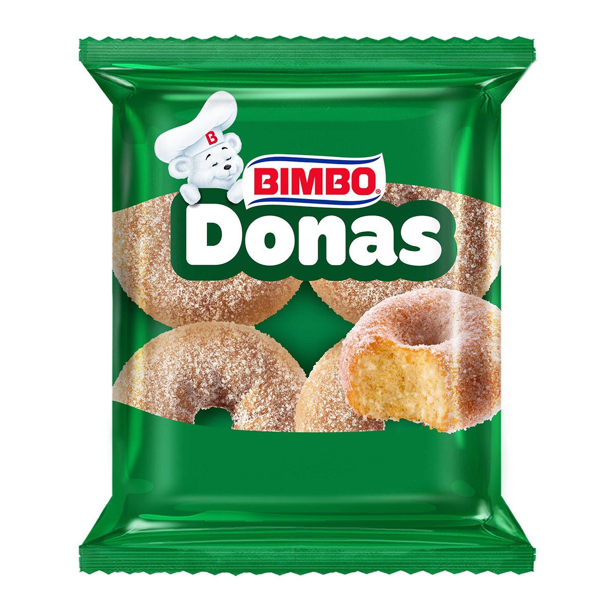 Donas de azúcar 4 pz