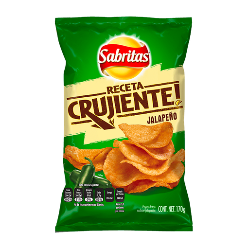 Sabritas Receta crujiente jalapeño